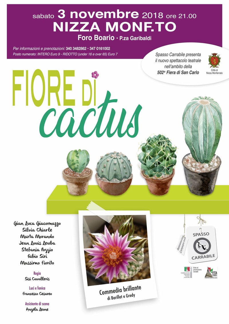 Spasso Carrabile - 2018 fiore di cactus - Locandina